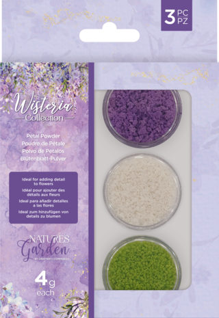 Crafter's Companion Wisteria Collection Petal Powder (3x4g) (NG-WC-PPOW) (OUTLET)