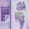 Crafter's Companion Wisteria Collection Embossing Folder & Stencil Wisteria Whisper (NG-WC-EF5-WWHIS) (OUTLET)