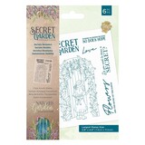 Crafter's Companion Secret Garden Collection Clear Stamps Secrets Revealed (NG-SG-ST-SERE) (OUTLET)