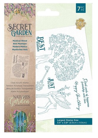 Crafter's Companion Secret Garden Collection Clear Stamps Mystical Wood (NG-SG-ST-MYWO) (OUTLET)