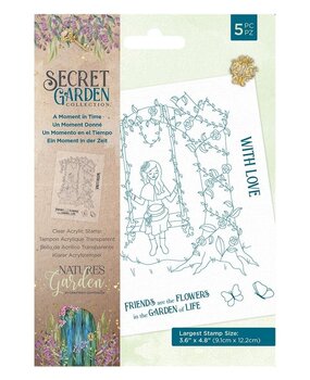 Crafter's Companion Secret Garden Collection Clear Stamps A Moment in Time (NG-SG-ST-AMIT) (OUTLET)