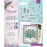 Crafter's Companion Proud as a Peacock Stamp & Die (NG-PEA-STD-PAP) (OUTLET)