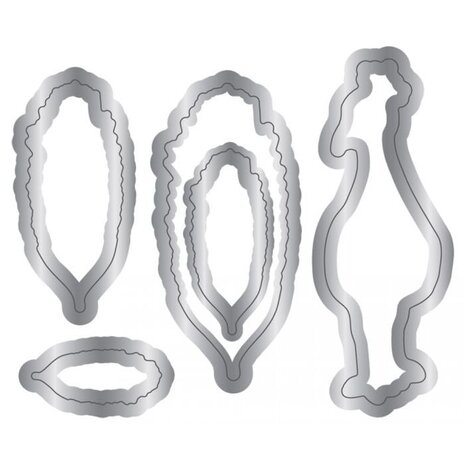 Crafter's Companion Proud as a Peacock Stamp & Die (NG-PEA-STD-PAP) (OUTLET)