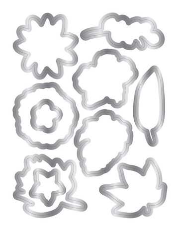 Crafter's Companion Hummingbird Stamp & Die Fragrant Florals (NG-HB-STD-FRFL) (OUTLET)