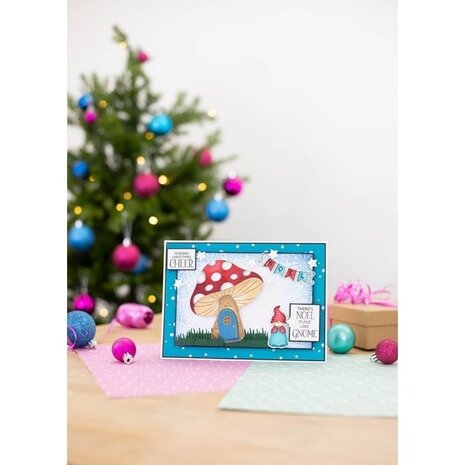 Crafter's Companion Gnomes Stencil & Die Gnome Home (NG-GN-STEND-GHO) (OUTLET)