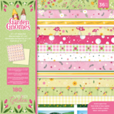 Crafter's Companion Garden Gnomes 12x12 Inch Paper Pad (NG-GGN-PAD12) (OUTLET)