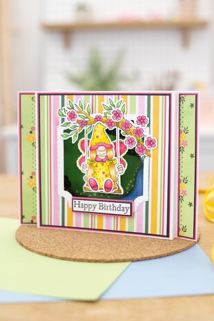 Crafter's Companion Garden Gnomes 12x12 Inch Paper Pad (NG-GGN-PAD12) (OUTLET)