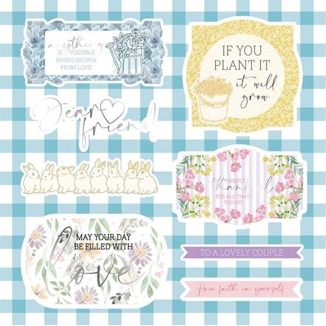 Crafter's Companion Farmhouse 12x12 Inch Vellum Pad (NG-FH-VELPAD12) (OUTLET)