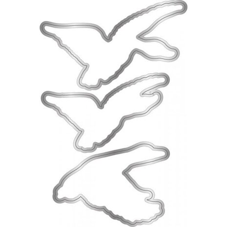 Crafter's Companion Farmhouse Flying By To Say Hi Stamp & Die (NG-FH-STD-FBSH) (OUTLET)