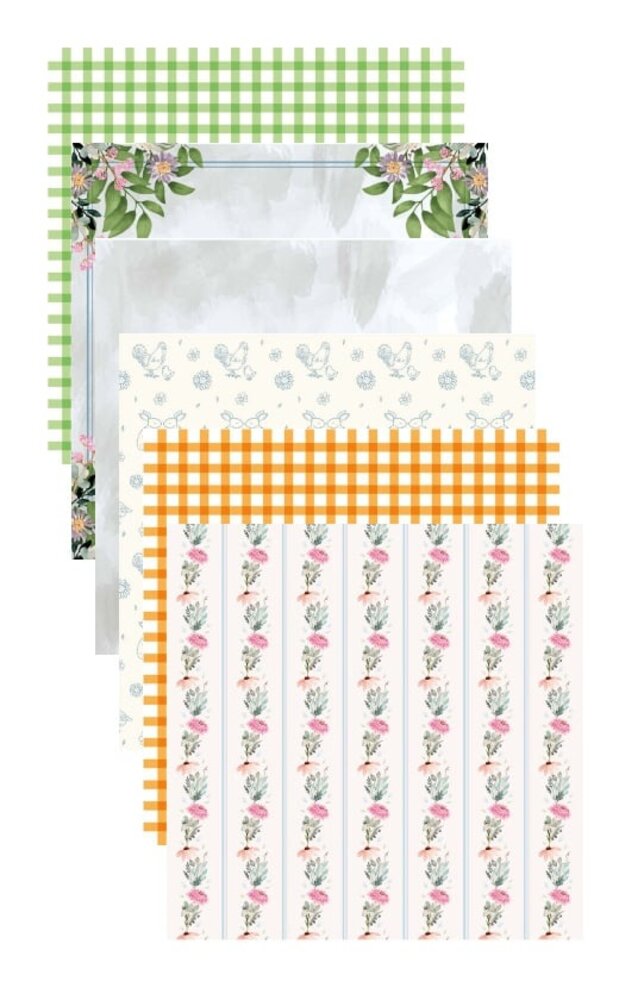 Crafter's Companion Farmhouse 12x12 Inch Paper Pad (NG-FH-PAD12) (OUTLET)