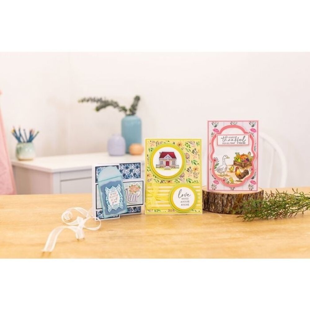 Crafter's Companion Farmhouse 12x12 Inch Paper Pad (NG-FH-PAD12) (OUTLET)