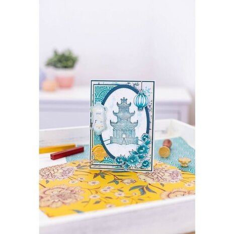 Crafter's Companion Chinoiserie Collection 12x12 Inch Paper Pad (NG-CHI-PAD12) (OUTLET)