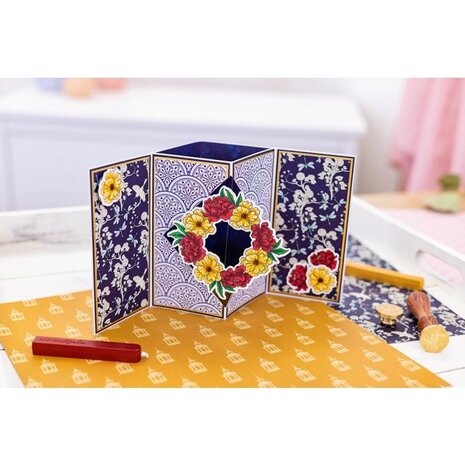 Crafter's Companion Chinoiserie Collection 12x12 Inch Paper Pad (NG-CHI-PAD12) (OUTLET)