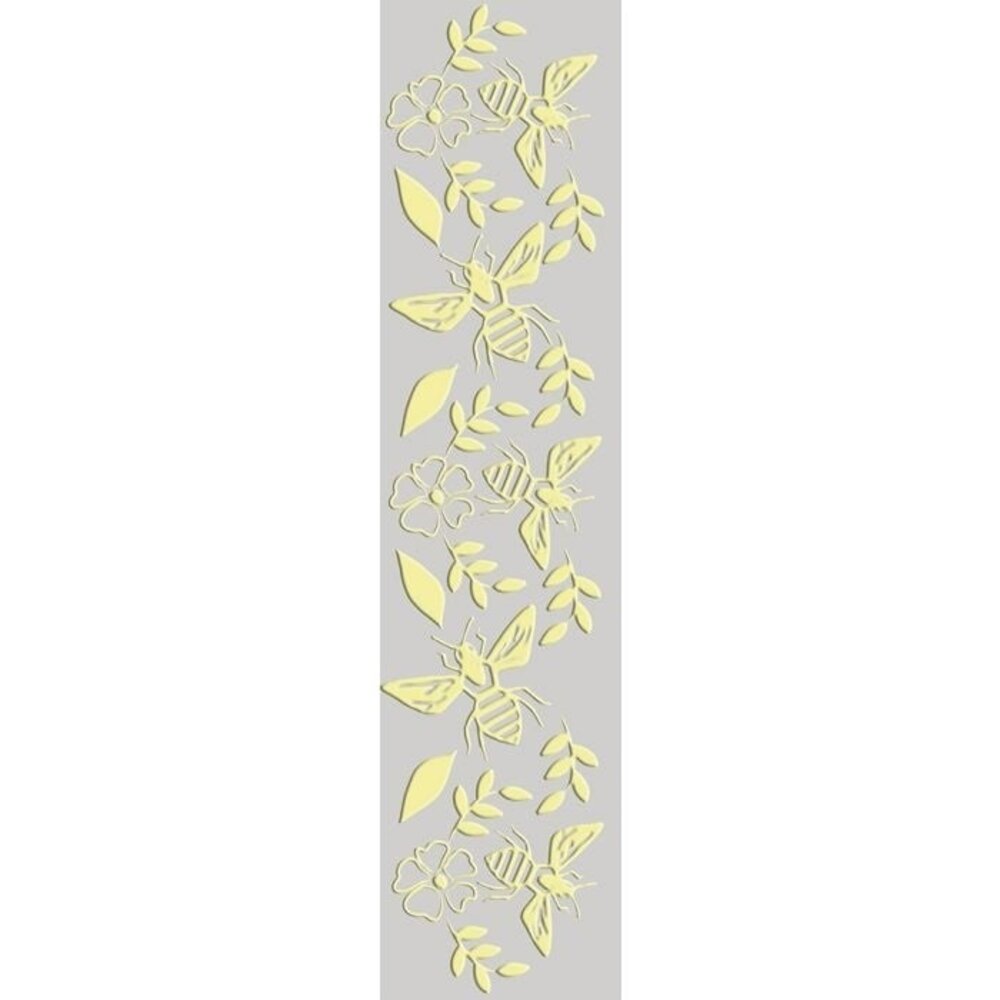 Crafter's Companion Bee-Youtiful Collection Embossing Border Folder Bees and Flowers (NG-BEY-EF-BANF) (OUTLET)