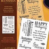 Crafter's Companion Autumn Blessings Collection Clear Stamps Heartfelt Wishes (NG-AUT-ST-HEAW) (OUTLET)