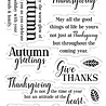 Crafter's Companion Autumn Blessings Collection Clear Stamps Heartfelt Wishes (NG-AUT-ST-HEAW) (OUTLET)