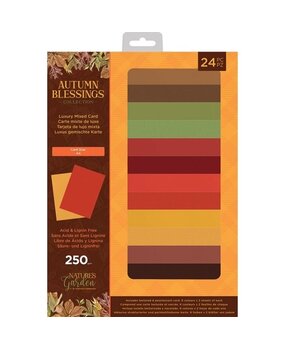 Crafter's Companion Autumn Blessings Collection A4 Luxury Mixed Cardstock Pad (NG-AUT-LMIXCARD) (OUTLET)