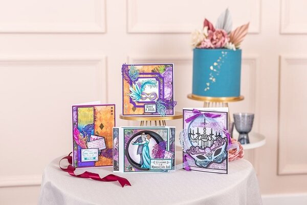 Crafter's Companion Masquerade Ball 12x12 Inch Paper Pad (MB-PAD12) (OUTLET)