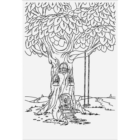 Crafter's Companion Lee Holland Clear Stamps Treehouse (LH-STP-TREEH) (OUTLET)