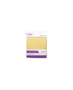 Crafter's Companion CenturaPearl Card & Envelope 6x6 Inch Metallic Gold (8pcs) (CPCE-6X6-MGOLD) (OUTLET)