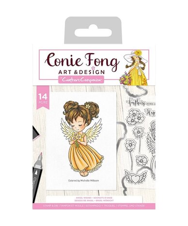 Crafter's Companion Angel Inspiration Angel Wishes Stamp & Die (CF-STD-ANWI) (OUTLET)