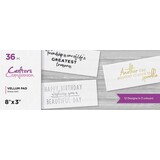 Crafter's Companion Simply Said 8x3 Inch Vellum Pad (CC-VELPAD-SISA) (OUTLET)