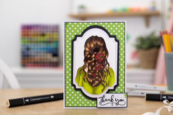 Crafter's Companion Natural Beauty Clear Stamp Tumbling Waves & Florals (CC-STP-TUWF) (OUTLET)