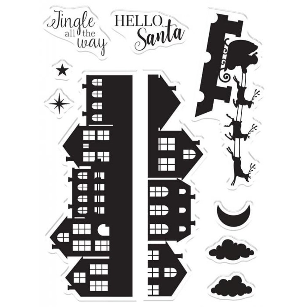 Crafter's Companion Over The Rooftops Clear Stamps (CC-STP-OVTR) (OUTLET)