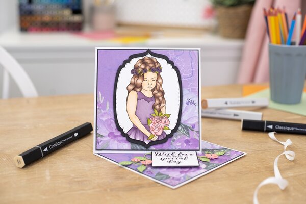 Crafter's Companion Natural Beauty Clear Stamp Little Darling (CC-STP-LIDA) (OUTLET)