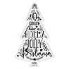 Crafter's Companion Holly Jolly Christmas Tree Clear Stamps (CC-STP-HOJO) (OUTLET)