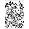 Crafter's Companion Flowers & Buds Clear Stamps (CC-STP-FANB) (OUTLET)