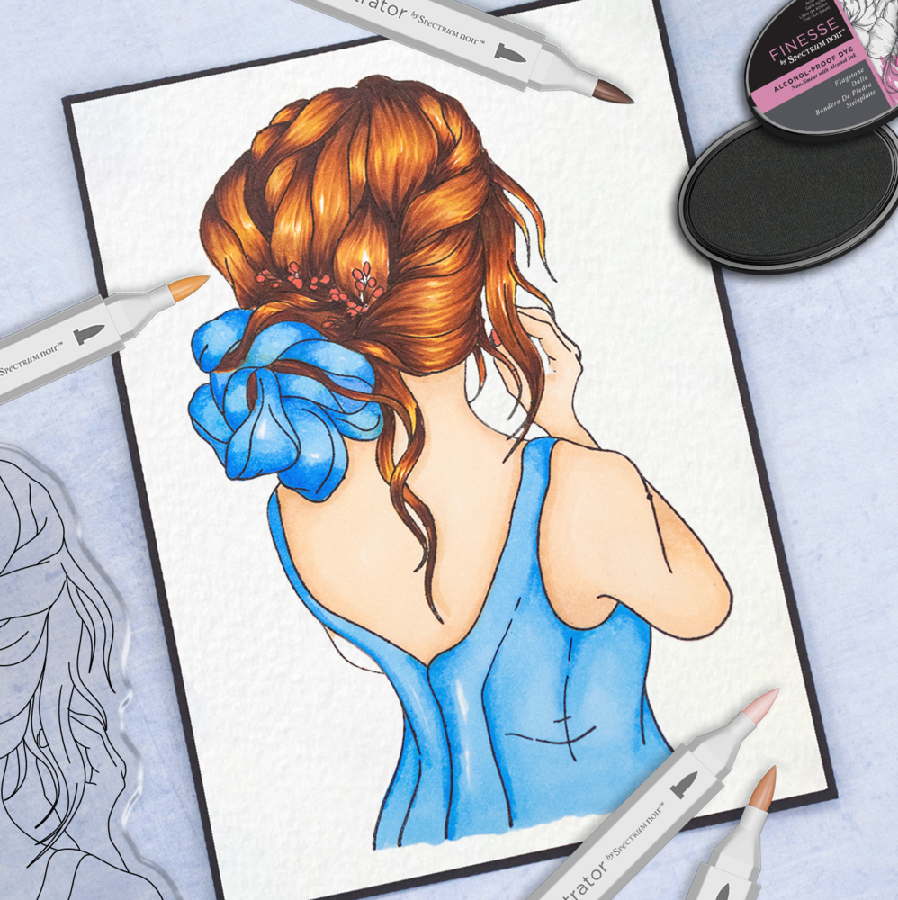 Crafter's Companion Natural Beauty Clear Stamp Effortless Chic (CC-STP-EFCH) (OUTLET)