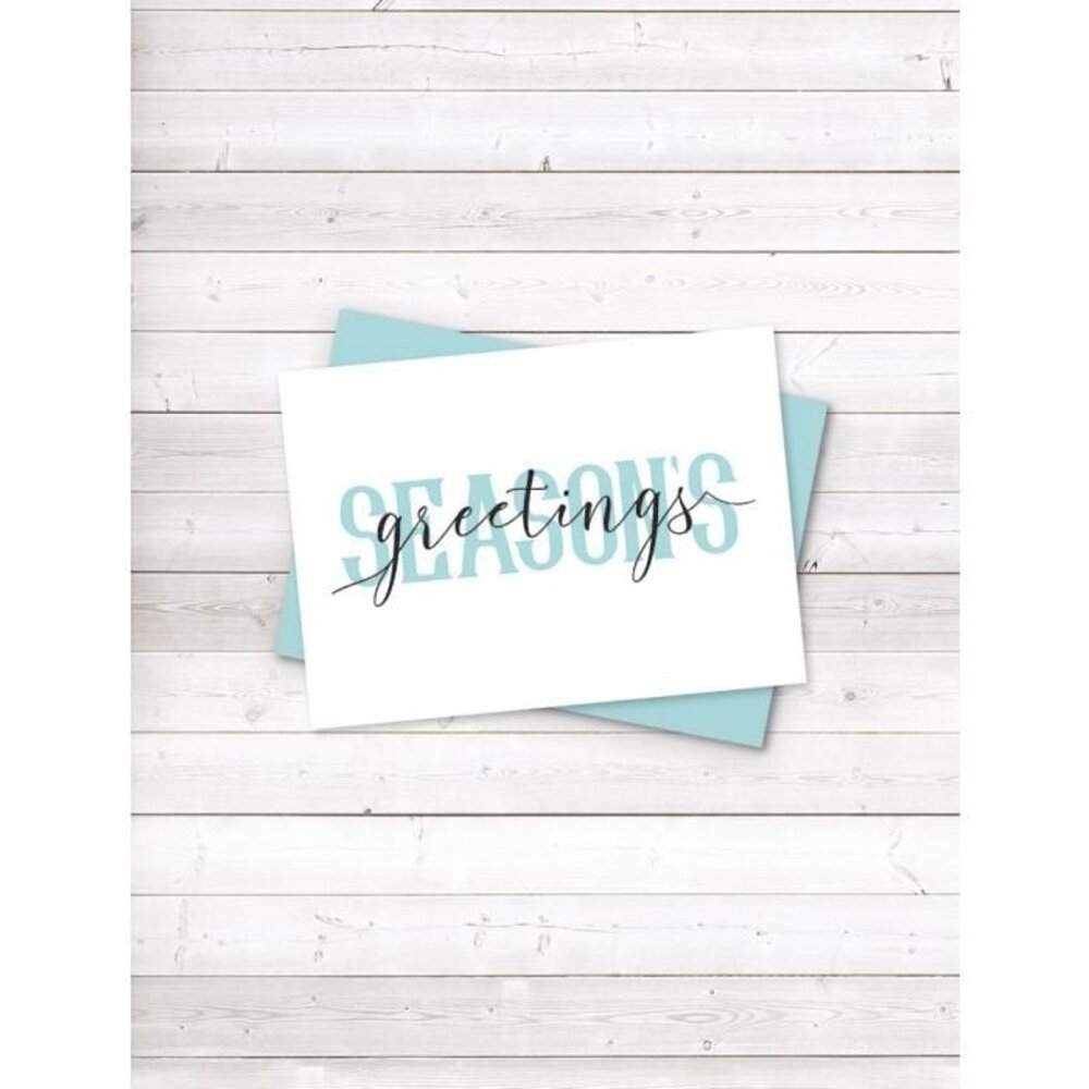 Crafter's Companion Brush Seasons Greetings Clear Stamps (CC-STP-BSEGR) (OUTLET)