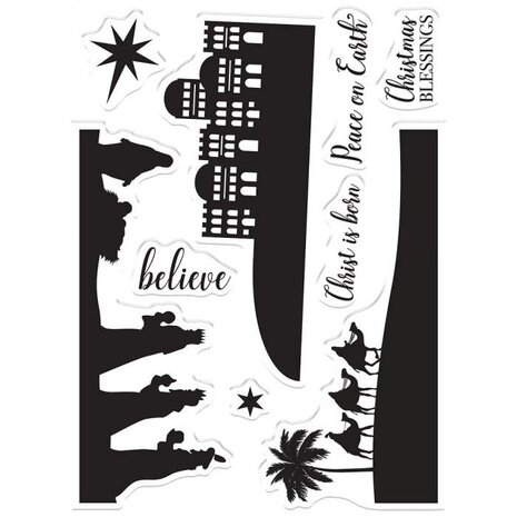 Crafter's Companion Bethlehem Skyline Clear Stamps (CC-STP-BETS) (OUTLET)