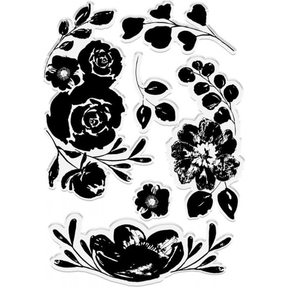 Crafter's Companion Beautiful Blossoms Clear Stamps (CC-STP-BEABL) (OUTLET)