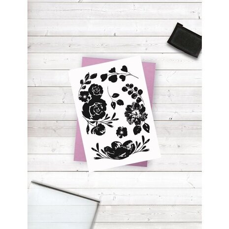 Crafter's Companion Beautiful Blossoms Clear Stamps (CC-STP-BEABL) (OUTLET)