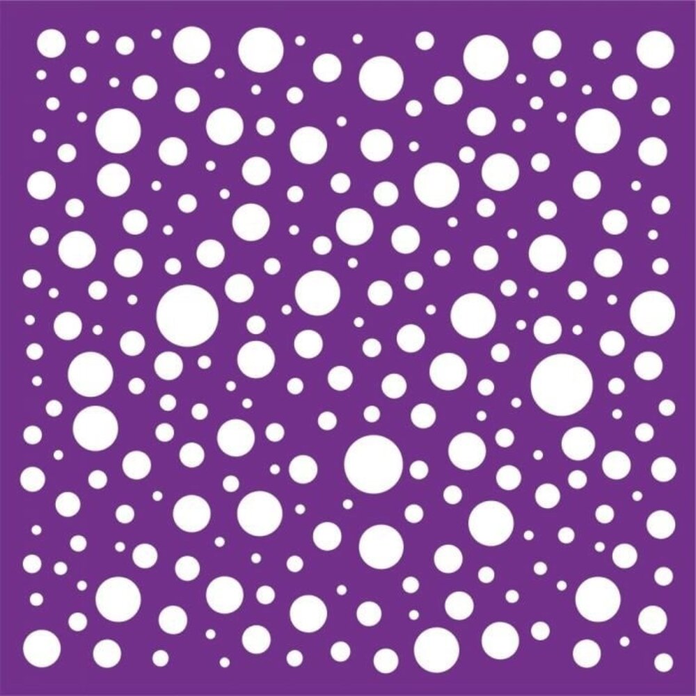 Crafter's Companion Polka Dots Background Stencils (CC-STEN-POLDOT) (OUTLET)
