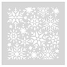 Crafter's Companion Stencil Set Graceful Snowflakes (CC-STEN-GRSN) (OUTLET)