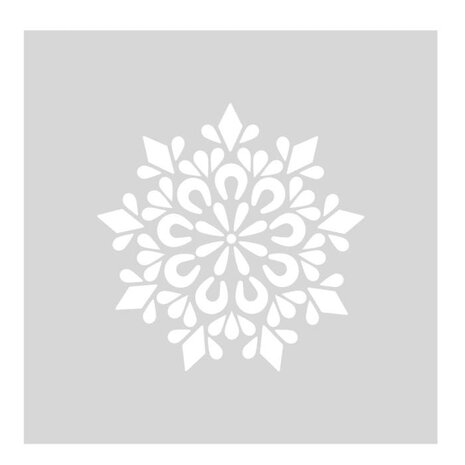 Crafter's Companion Stencil Set Graceful Snowflakes (CC-STEN-GRSN) (OUTLET)