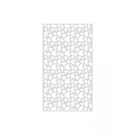 Crafter's Companion Confetti Hearts Patterned Stencils (CC-STEN-CONFHE) (OUTLET)