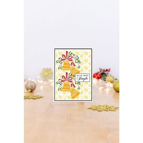 Crafter's Companion Bells are Ringing Simple Christmas Stencils (CC-STEN-BRING) (OUTLET)