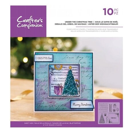 Crafter's Companion Under the Christmas Tree Clear Stamps (CC-ST-CA-UTCT) (OUTLET)
