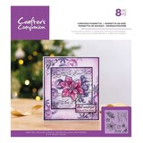 Crafter's Companion Christmas Poinsettia Clear Stamps (CC-ST-CA-CHPO) (OUTLET)