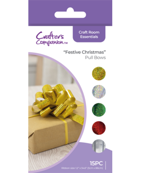 Crafter's Companion Pull Bows Festive Christmas  (CC-PBOW-FECH) (OUTLET)