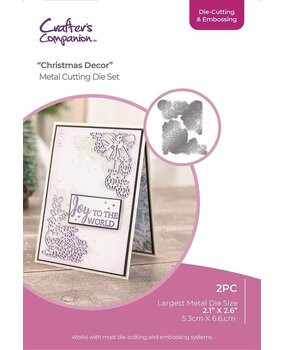 Crafter's Companion Christmas Corner Cutting & Embossing Die Christmas Decor (CC-DCE-MD-CHDE) (OUTLET)
