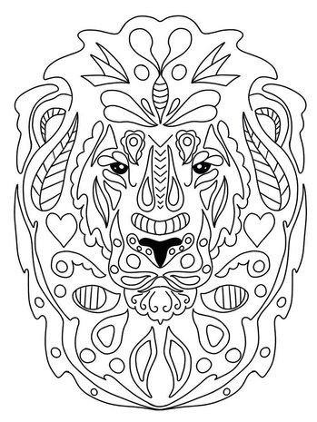 Crafter's Companion Card Front Colouring Pads Spiritually Wild (CC-COLPAD5-SPWI) (OUTLET)