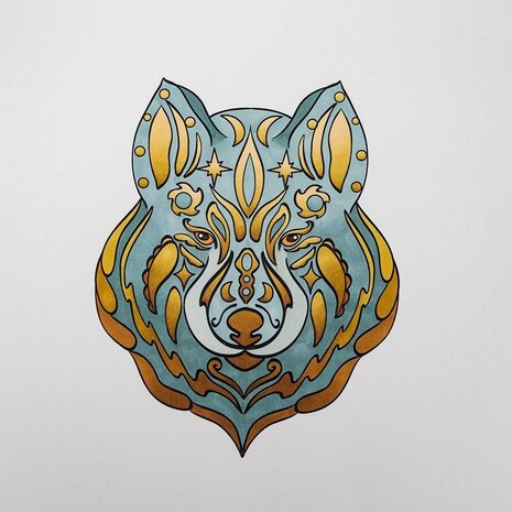 Crafter's Companion Card Front Colouring Pads Spiritually Wild (CC-COLPAD5-SPWI) (OUTLET)