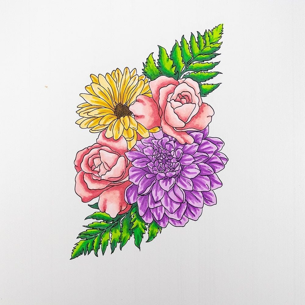 Crafter's Companion Card Front Colouring Pads Butterflies And Botanics (CC-COLPAD5-BUBO) (OUTLET)