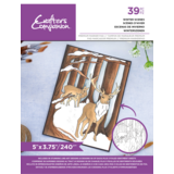 Crafter's Companion Card Front Colouring Pads Winter Scenes (CC-COLPAD-WISC) (OUTLET)