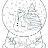 Crafter's Companion Card Front Colouring Pads Winter Scenes (CC-COLPAD-WISC) (OUTLET)